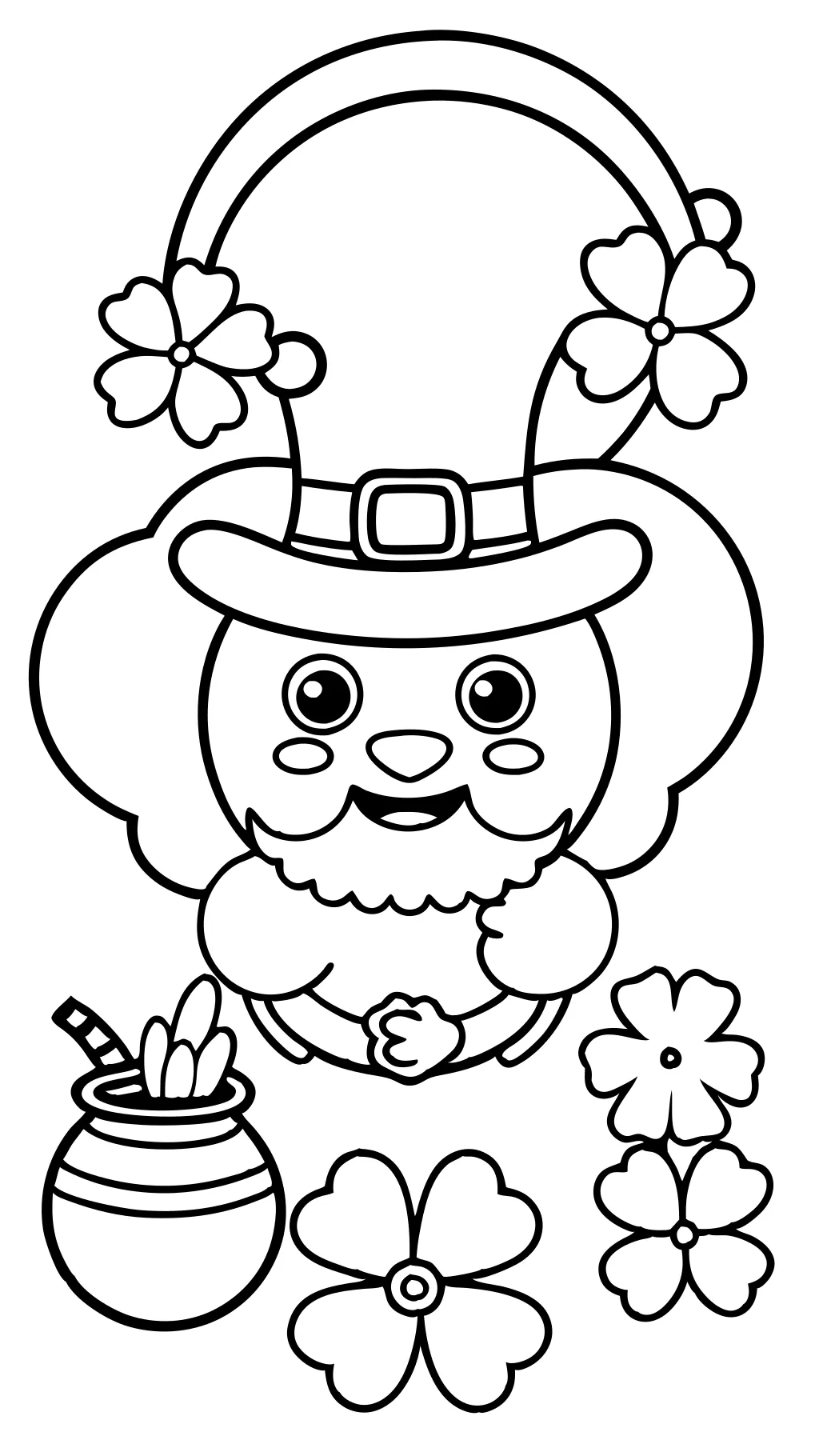 st patrick coloring pages